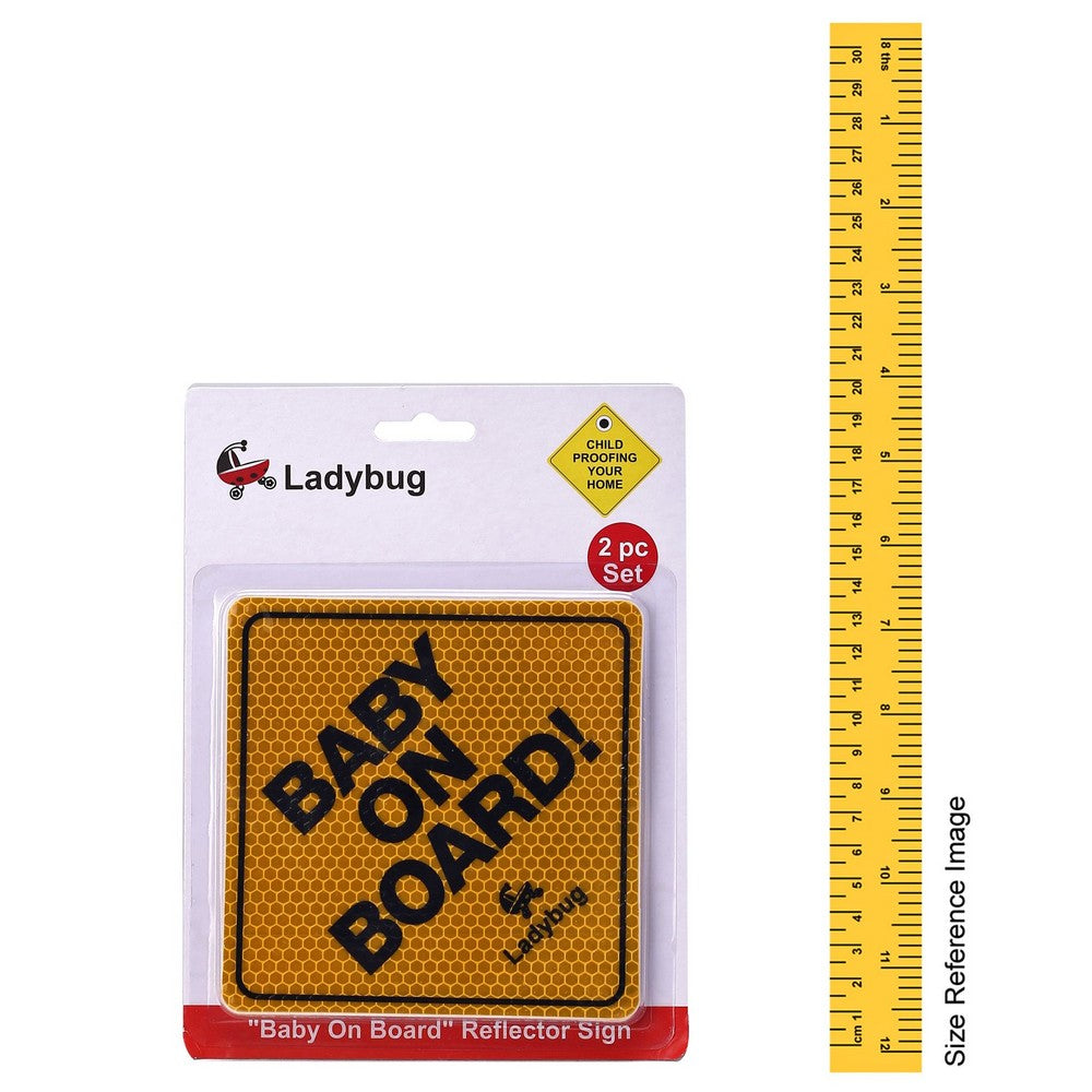 Baby On Board Safety Sign Board - Pack Of 2