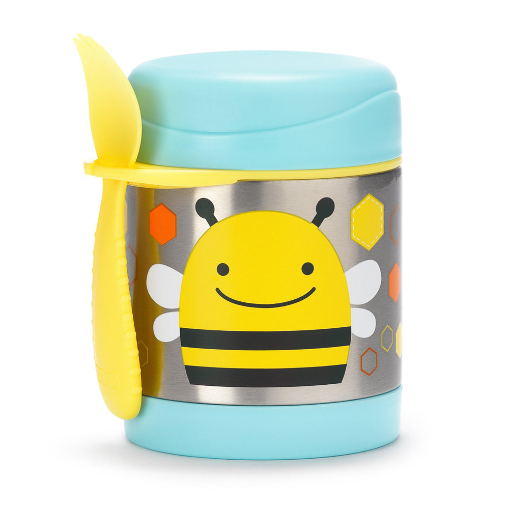 Blue Bee Printed Insulated Food Jar