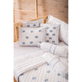 Blue elephant Hand Block Printed Cot Bedding Set