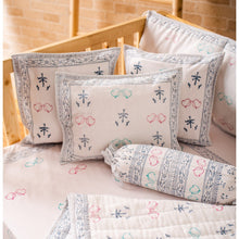 Load image into Gallery viewer, Bird And Tree Hand Block Printed Cot Bedding Set
