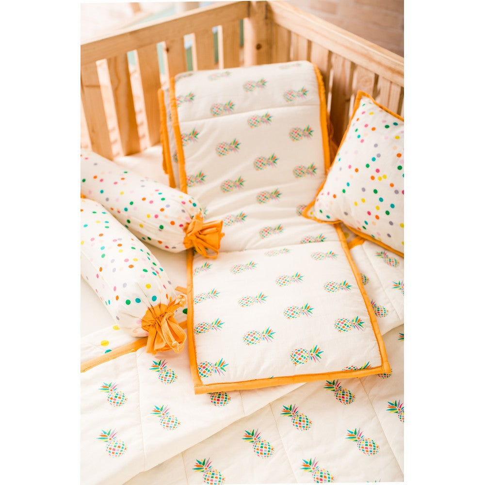 Pineapple Cot Bumper Set