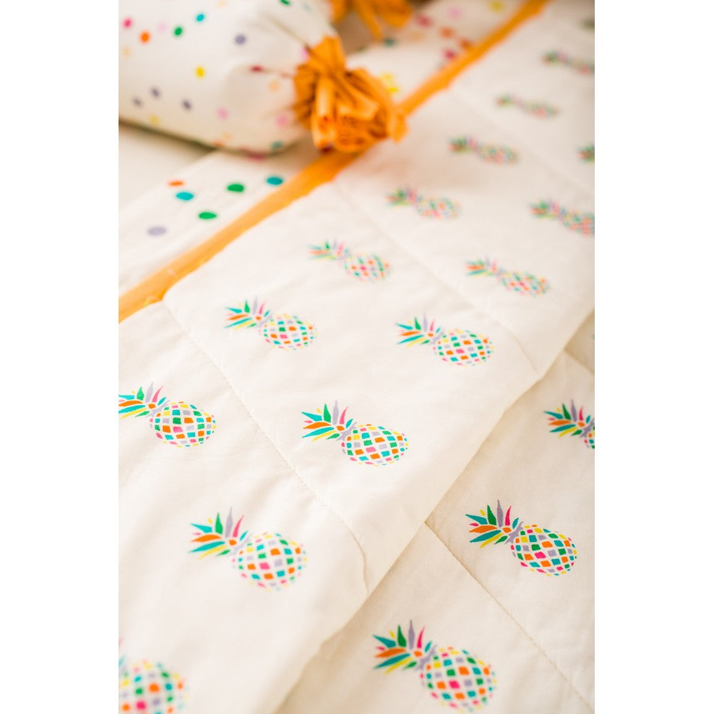 Pineapple Cot Bumper Set