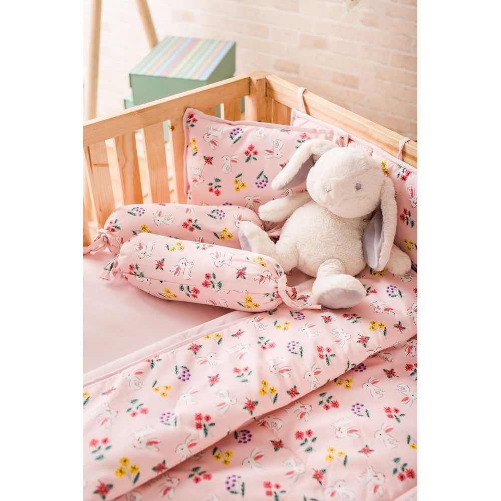Rabbit Cot Bumper Set