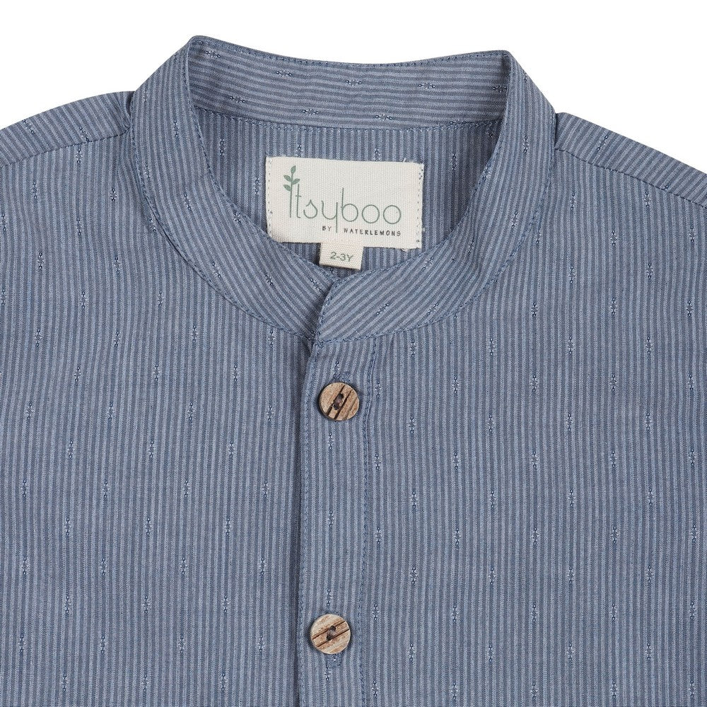 Chambre Blue Kurta Pajama Set