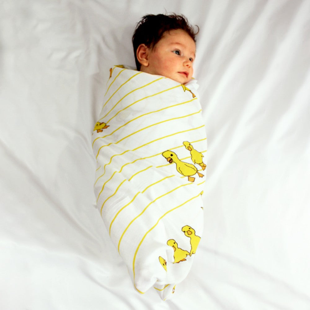 Duck And Plain Bamboo:Cotton Swaddle Wraps Combo