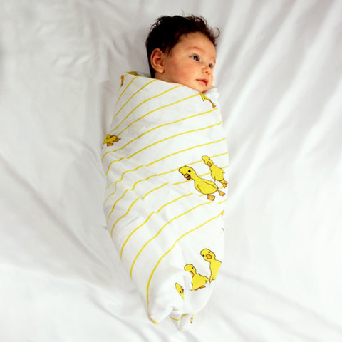 Duck And Plain Bamboo:Cotton Swaddle Wraps Combo