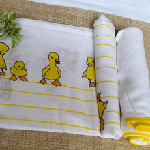 Load image into Gallery viewer, Duck And Plain Bamboo:Cotton Swaddle Wraps Combo
