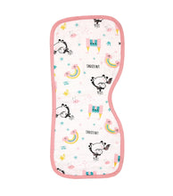 Load image into Gallery viewer, Pink Believe In Unicorn Printed Burp Cloth
