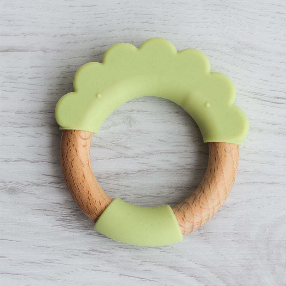 Wood + Silicone Teether Ring