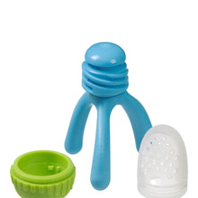 Load image into Gallery viewer, Silicone Fresh Food Feeder - Pink &amp; Blue
