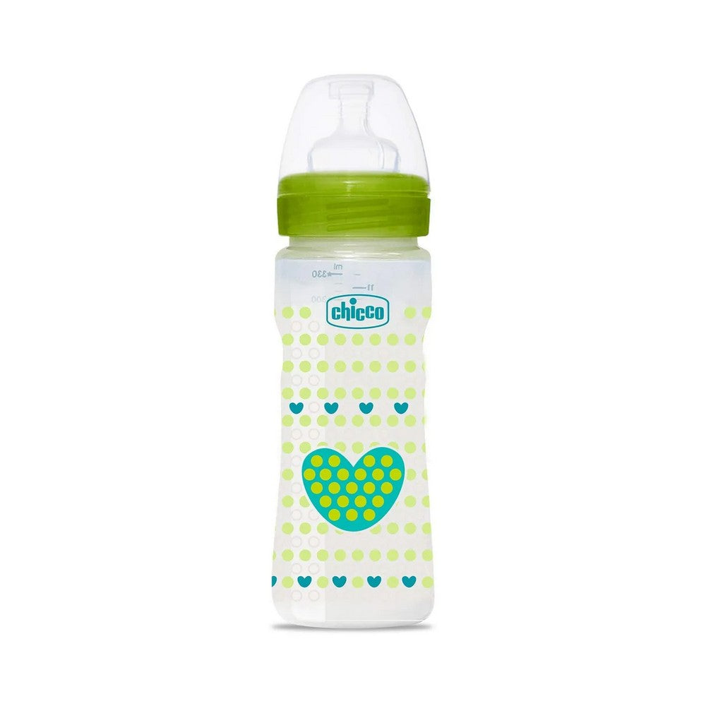 Green Wellbeing  Advanced Anti-Colic System Feeding Bottle - 330ml