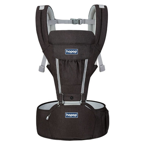 Baby Carrier With 5 In 1 Hip Seat-Blue & Black
