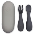 Grey Baby Spoon & Fork set