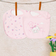 Load image into Gallery viewer, Pink Little Bunny Theme Bibs Set Of 2
