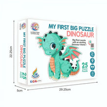 Load image into Gallery viewer, My First Big Dinosaur Puzzle Set - 25pcs
