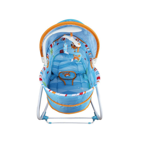 5 in 1 Rocker & Bassinet - Blue