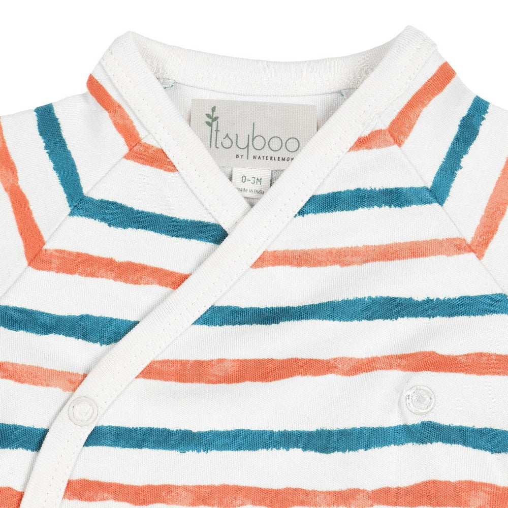 Stripe Hype Half/Full Sleeves Kimono