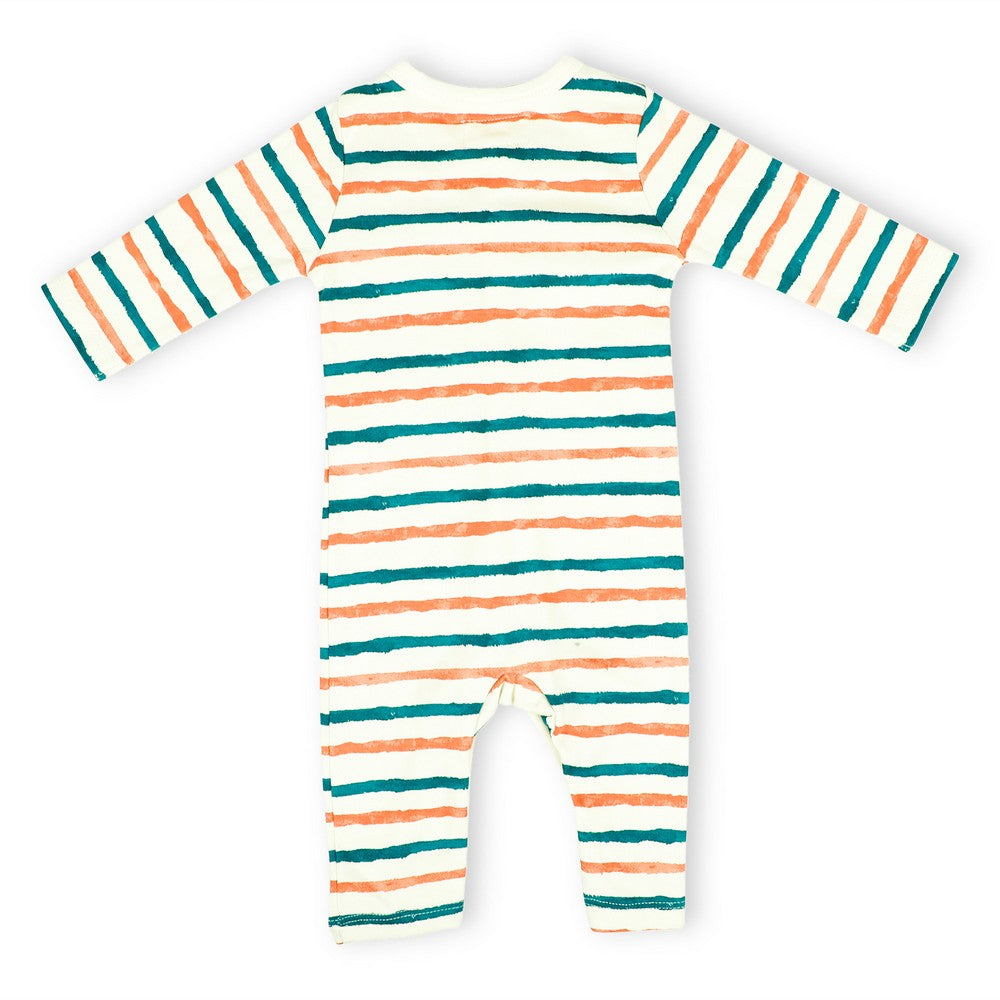 Stripe Hype Full Sleeve Romper