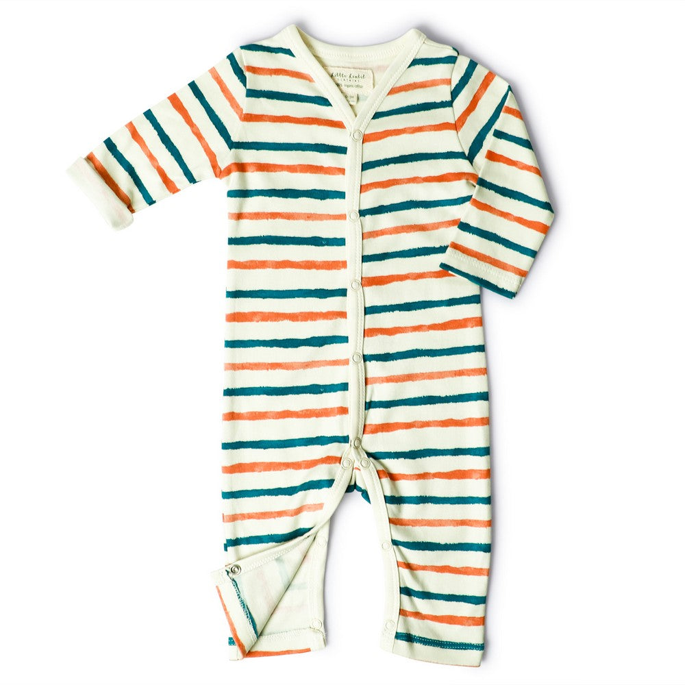 Stripe Hype Full Sleeve Romper