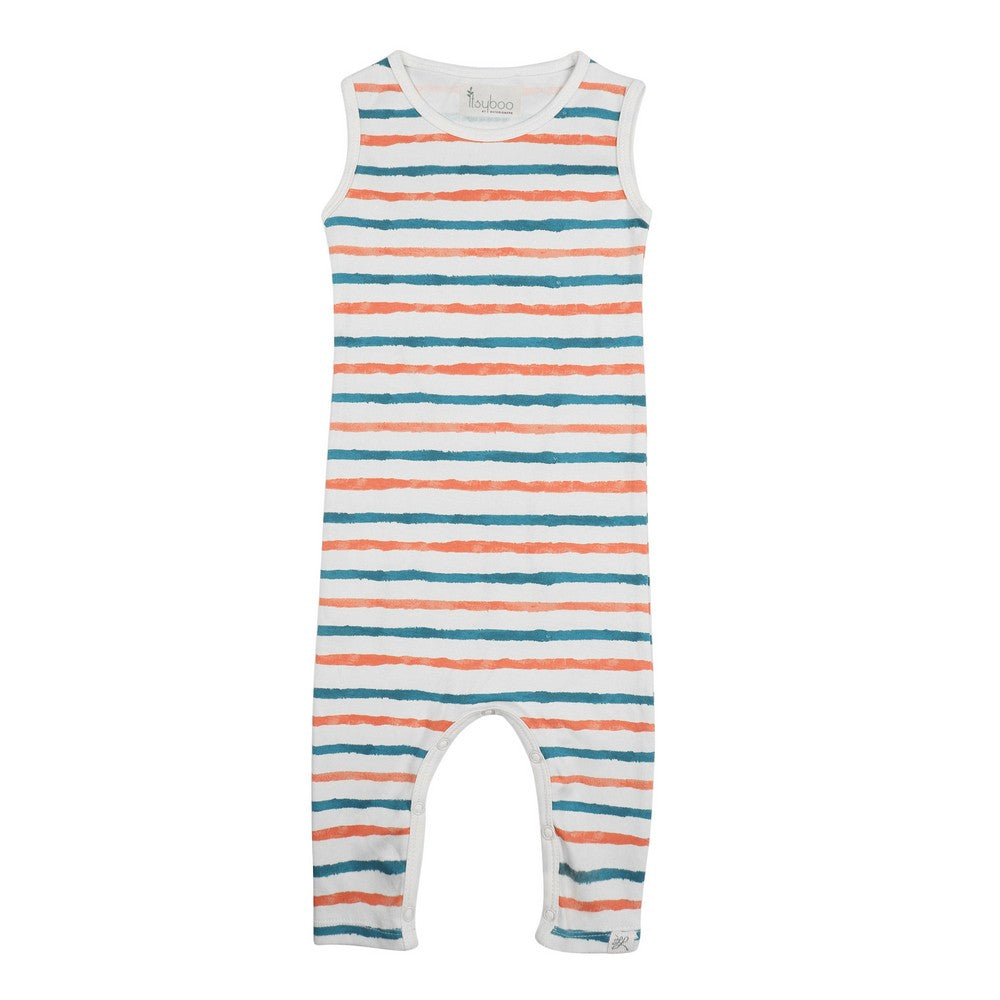 Stripe Hype Sleeveless Romper