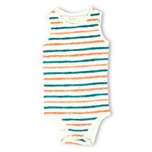 Load image into Gallery viewer, Stripe Hype Sleeveless Onesie
