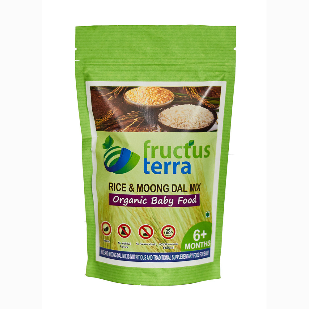 Certified Organic Rice & Moongdal Mix