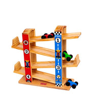 Load image into Gallery viewer, Ramp Racer Wooden Racing Toy With 3 Mini Cars
