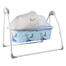 Load image into Gallery viewer, Lullabies The Auto Swing Baby Cradle - Blue
