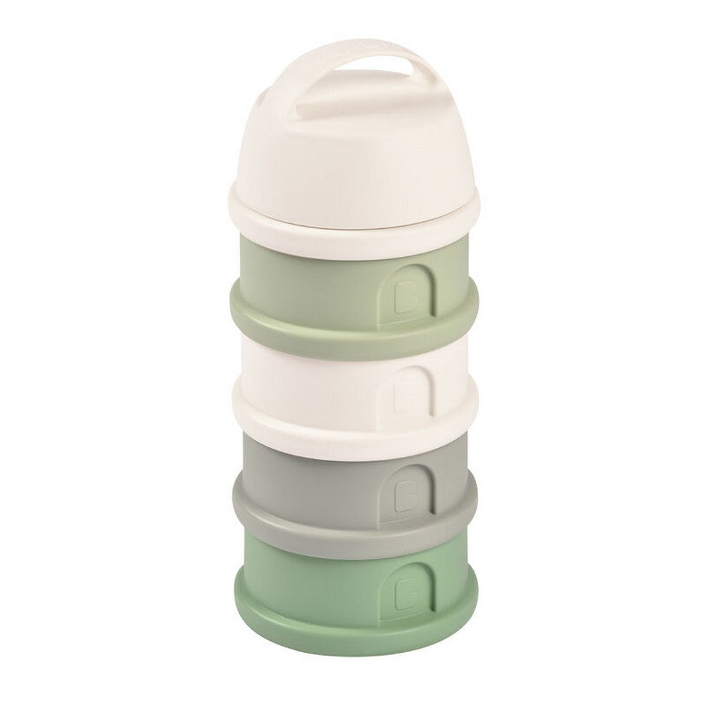 Stacked Formula Container With 4 Compartments