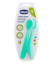 Load image into Gallery viewer, Chicco Soft Silicone Spoon Pack Of 2 - Pink
