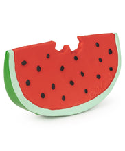 Load image into Gallery viewer, Red Wally The Watermelon Natural Rubber Teether
