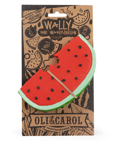 Red Wally The Watermelon Natural Rubber Teether