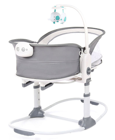 6 in 1 Deluxe Multi-Functional Bassinet - Grey