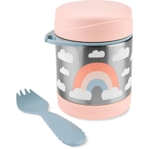 Pink Rainbow Spark Style Food Jar