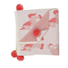 Load image into Gallery viewer, Dinosaur &amp; Unicorn Flamingo Theme Blanket- Green &amp; Pink
