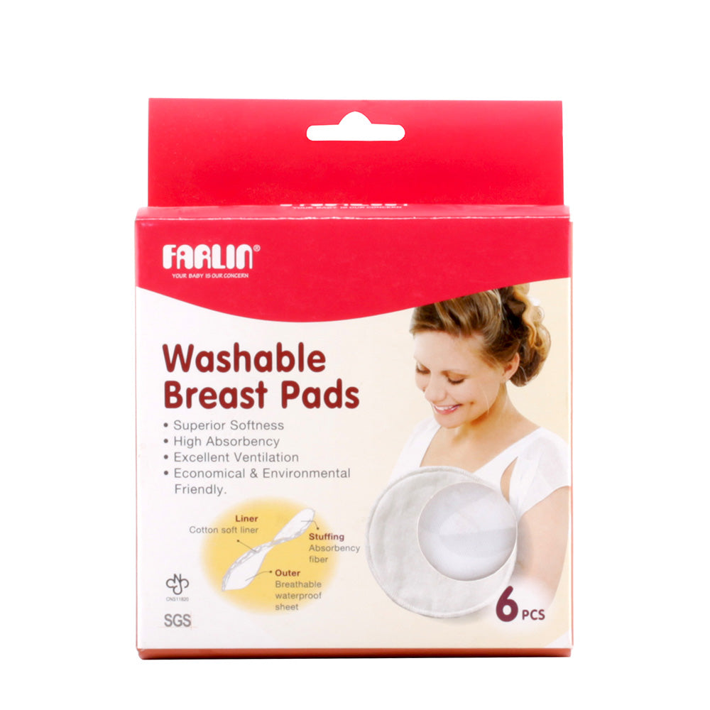 Washable Breast Pad 6 Pcs