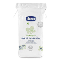 Load image into Gallery viewer, Chicco Soft Cotton Square - 60 Pieces
