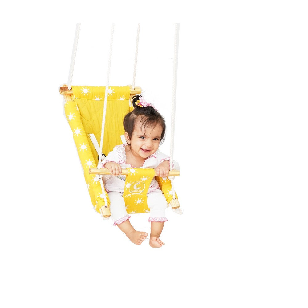 Mustard Sun Baby Swing And Ceiling Rocker