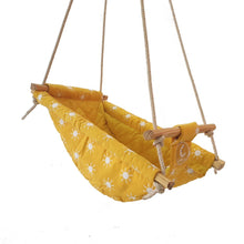 Load image into Gallery viewer, Mustard Sun Baby Swing And Ceiling Rocker

