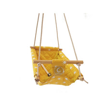 Load image into Gallery viewer, Mustard Sun Baby Swing And Ceiling Rocker
