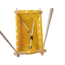Load image into Gallery viewer, Mustard Sun Baby Swing And Ceiling Rocker
