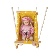 Load image into Gallery viewer, Mustard Sun Baby Swing And Ceiling Rocker
