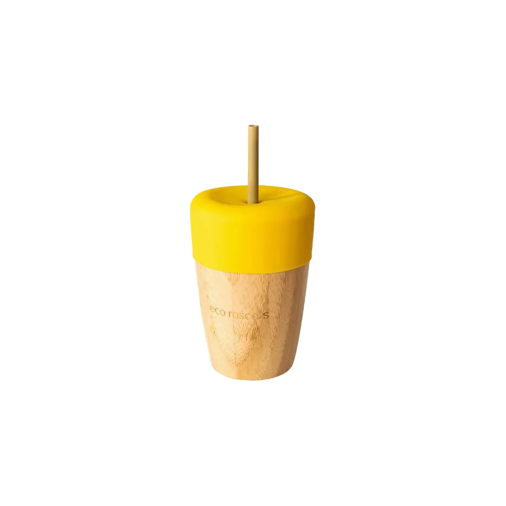 Yellow Bamboo Big Cup- 210 ml