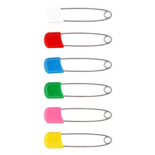 Load image into Gallery viewer, Multi Color Safety Pins - Pack Of 6 (Color May Vary)
