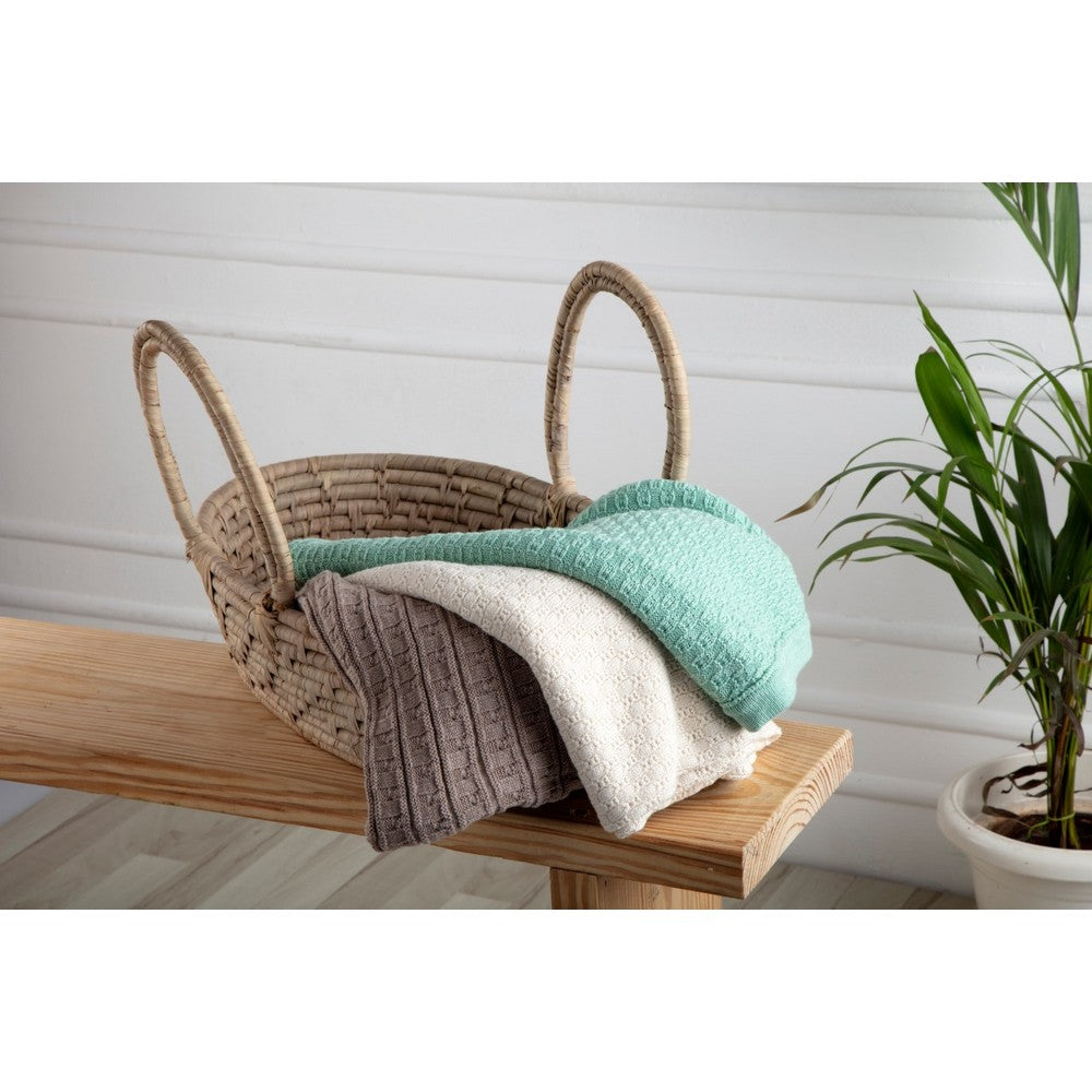 Frill Knit Blanket