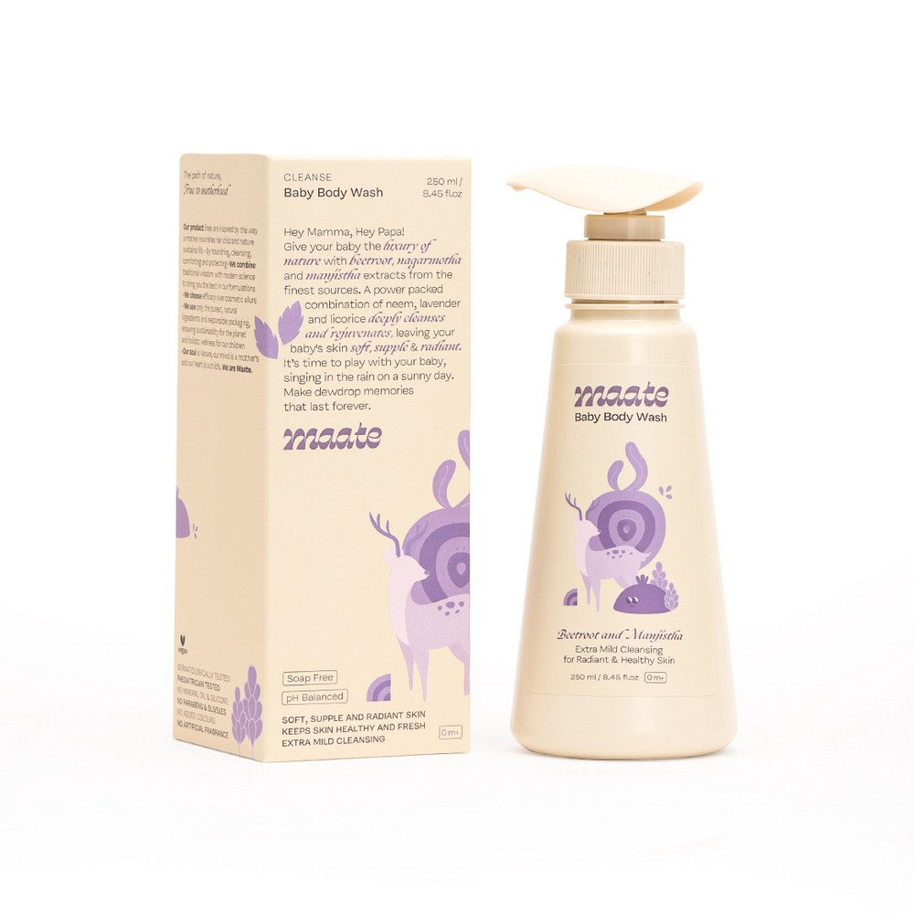 Natural Baby Body Wash With Plant-Based Mild Cleansers