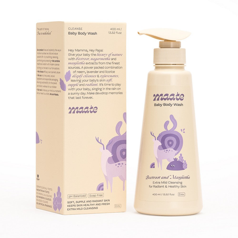 Natural Baby Body Wash With Plant-Based Mild Cleansers