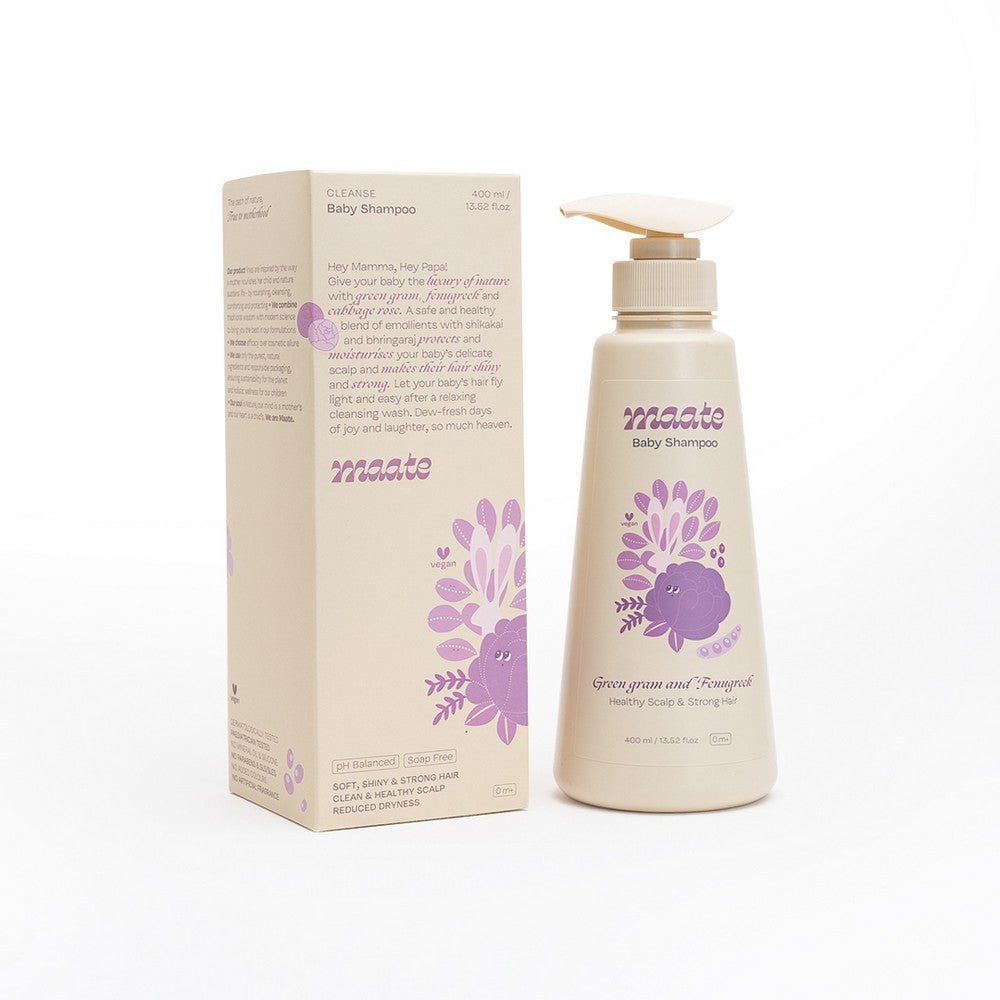 Natural Baby Shampoo With Plant-Based Mild Cleansers