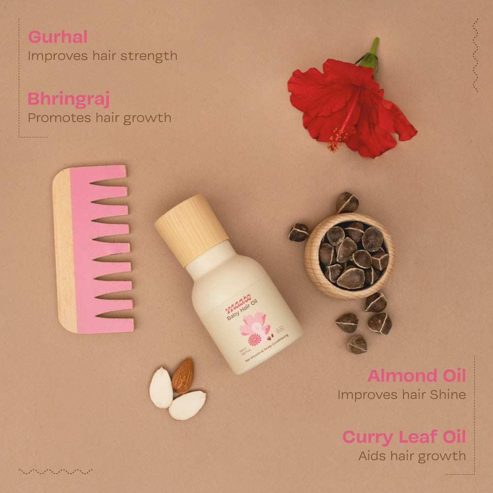 Natural & Protein Rich Baby Hair Oil