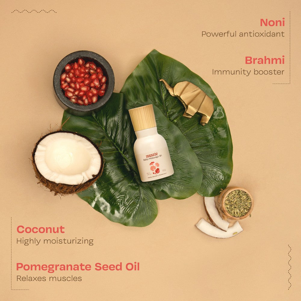 Natural & Nutrient Dense Baby Massage Oil